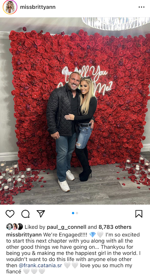 RHONJ Frank Catania and Brittany Mattessich Are Engaged