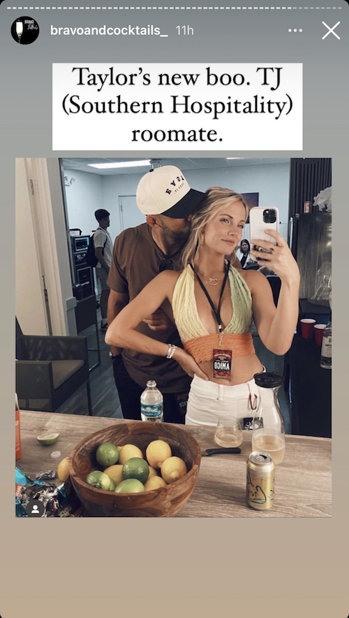 Southern Charm Taylor Ann Green Gets Cozy With TJ From Southern Hospitality