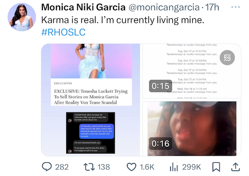 Monica Garcia is Living Karma After RHOSLC Season 4