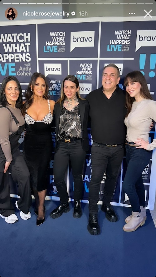 RHOBH Kyle Richards and Morgan Wade at Bravo Clubhouse for WWHL