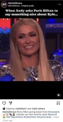 Rick Hilton 'Likes' Fake Meme of Paris Slamming Kyle as "Lame"