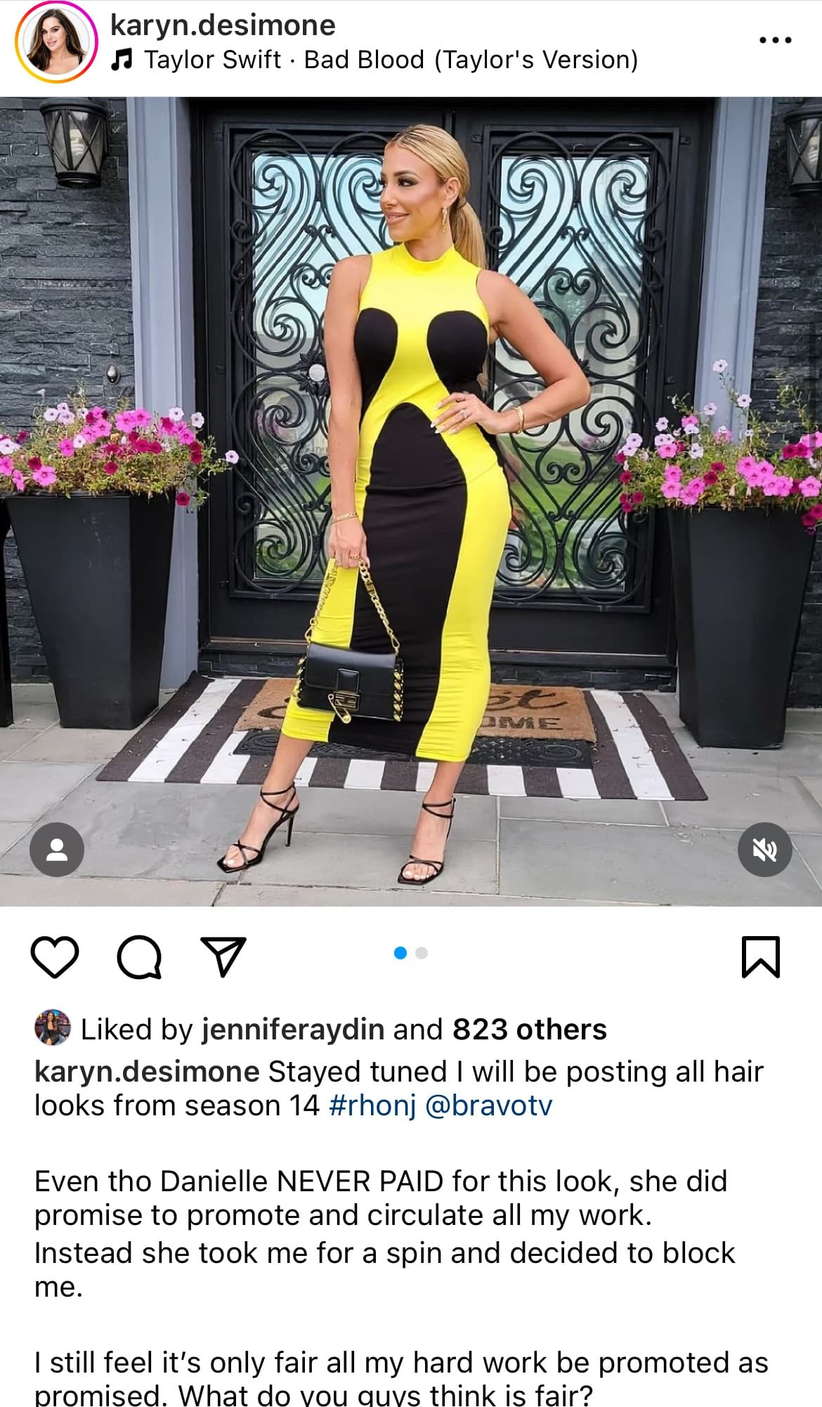 RHONJ Danielle Cabral Accused of Failing to Pay Hairstylist