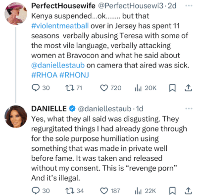 Danielle Staub Accuses RHONJ Cast of Revenge Porn, See Posts