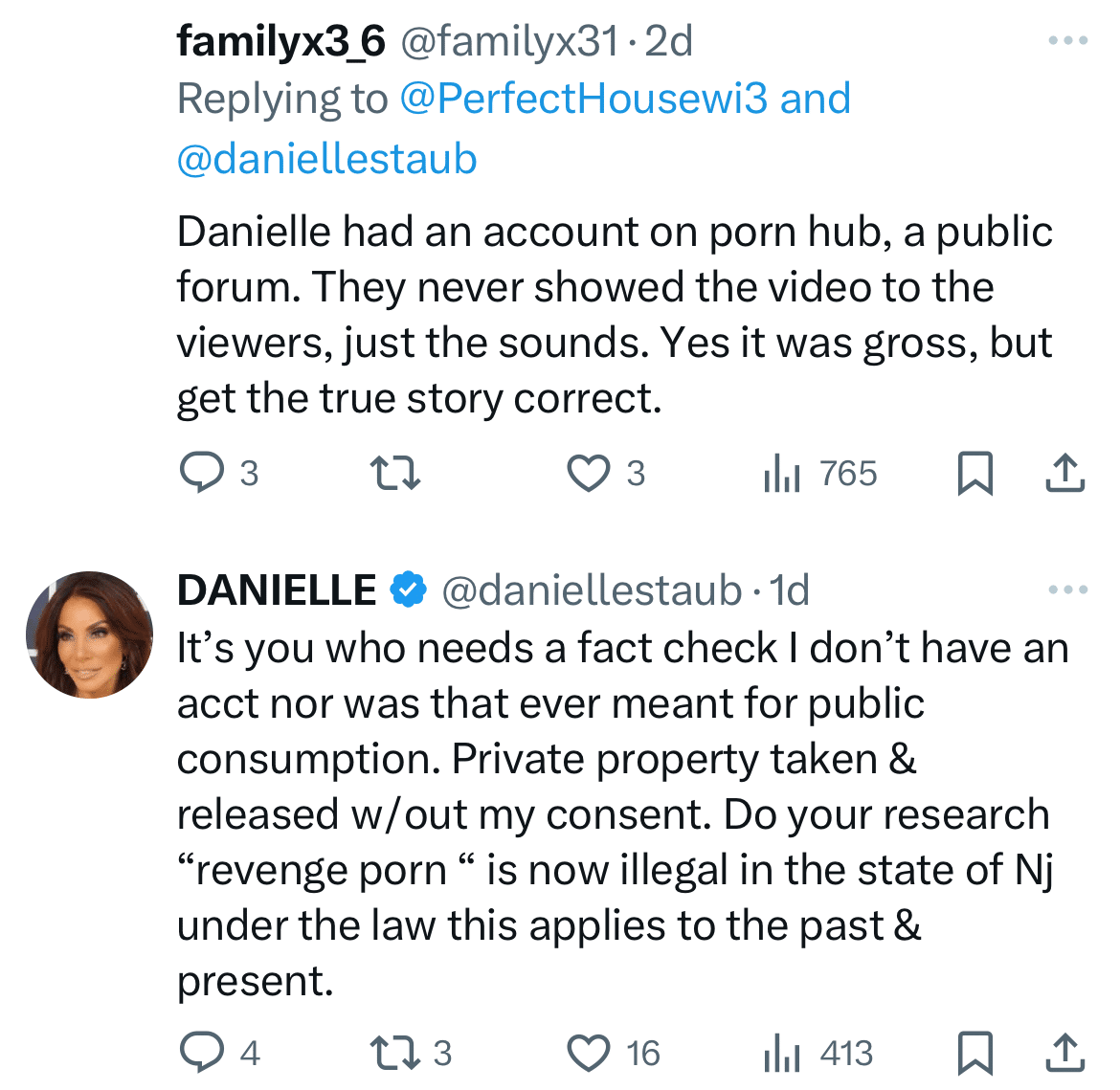 Danielle staub porn hub