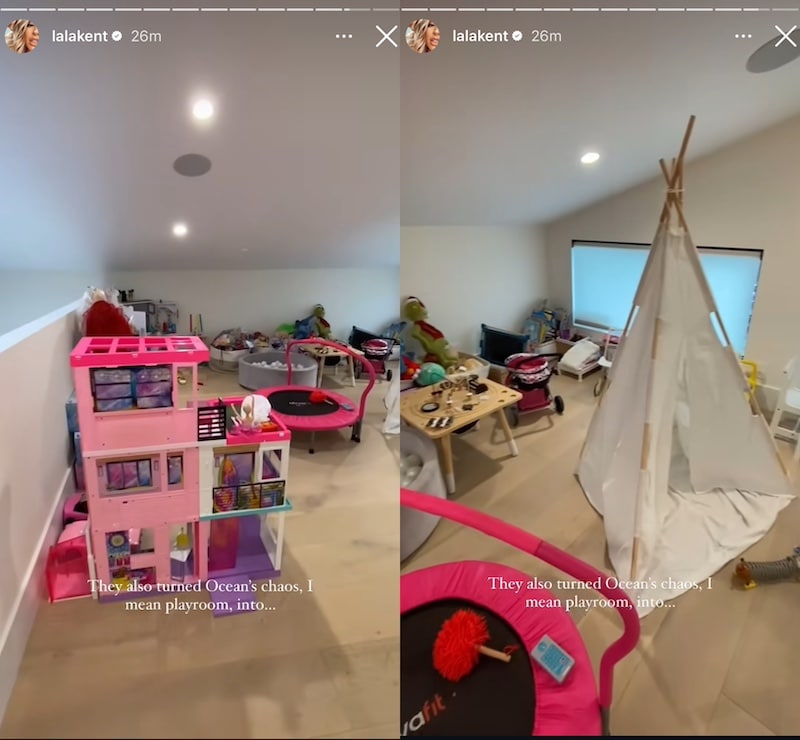 Vanderpump Rules Lala Kent Daughter Ocean Before Pics of Playroom