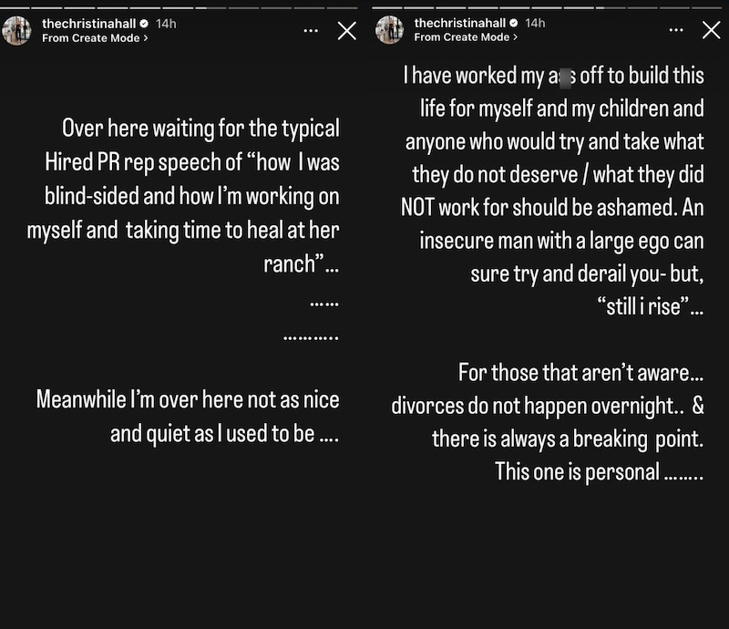 Christina Hall Slams Josh as Insecure, Says He Should Be Ashamed for Taking What He Did Not Work For