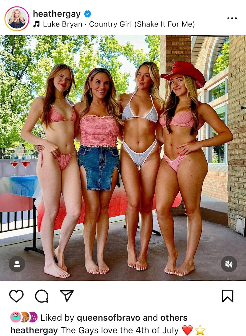 RHOSLC Heather Gay Shows Off weight Loss on Fourth of July