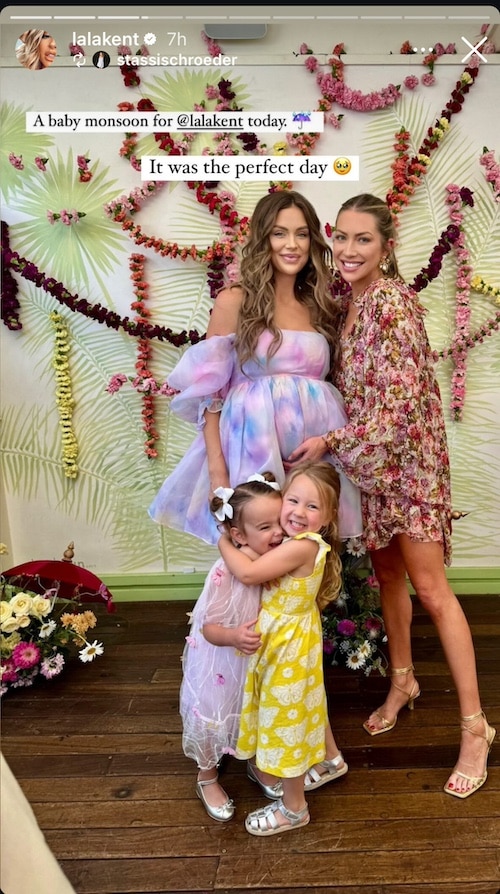 Vanderpump Rules Lala Kent At Baby Shower With Stassi Schroder And Daughters