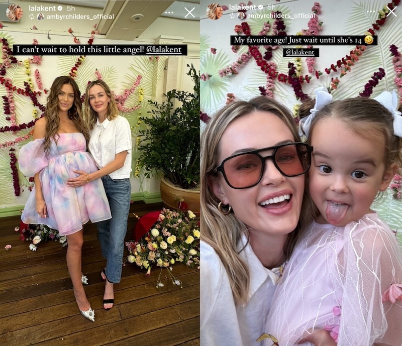 Vanderpump Rules Lala Kent With Ambyr Childers at Baby Shower