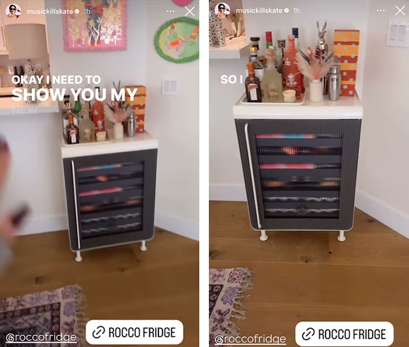 Vanderpump Rules Katie Maloney Mini Fridge Bar Cart copy