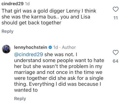 RHOM Lenny Hochstein Denies Katharina Naklik Was a Gold Digger