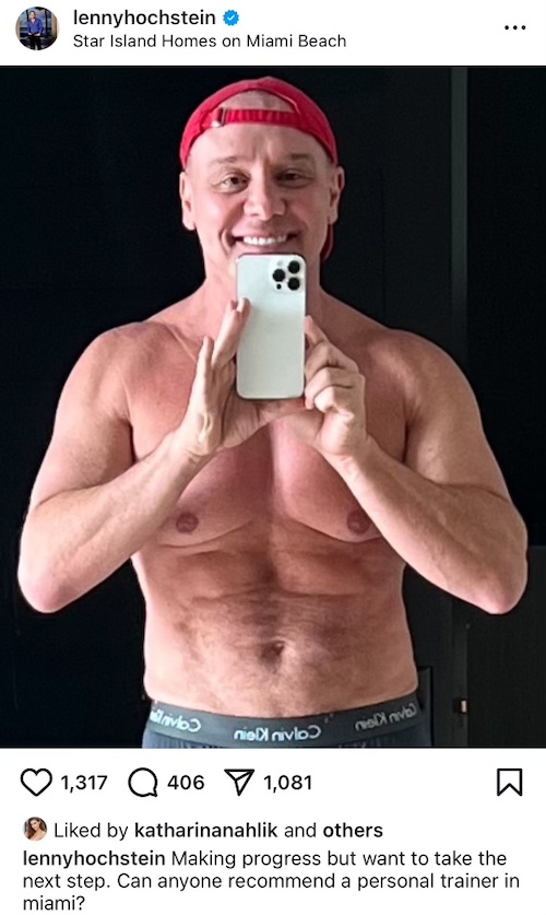 RHOM Lenny Hochstein Shares Thirst Trap After katharina Nahlik Split