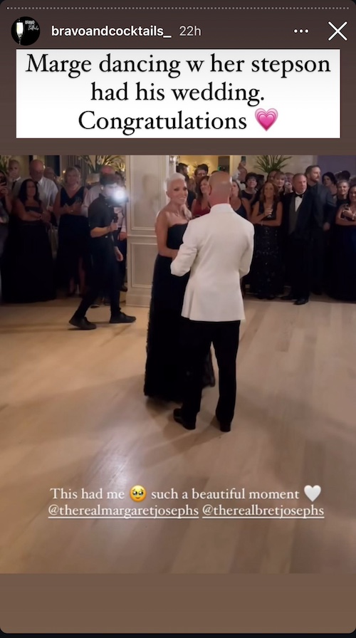 RHONJ Margaret Josephs Dances With Stepson Bret at Wedding