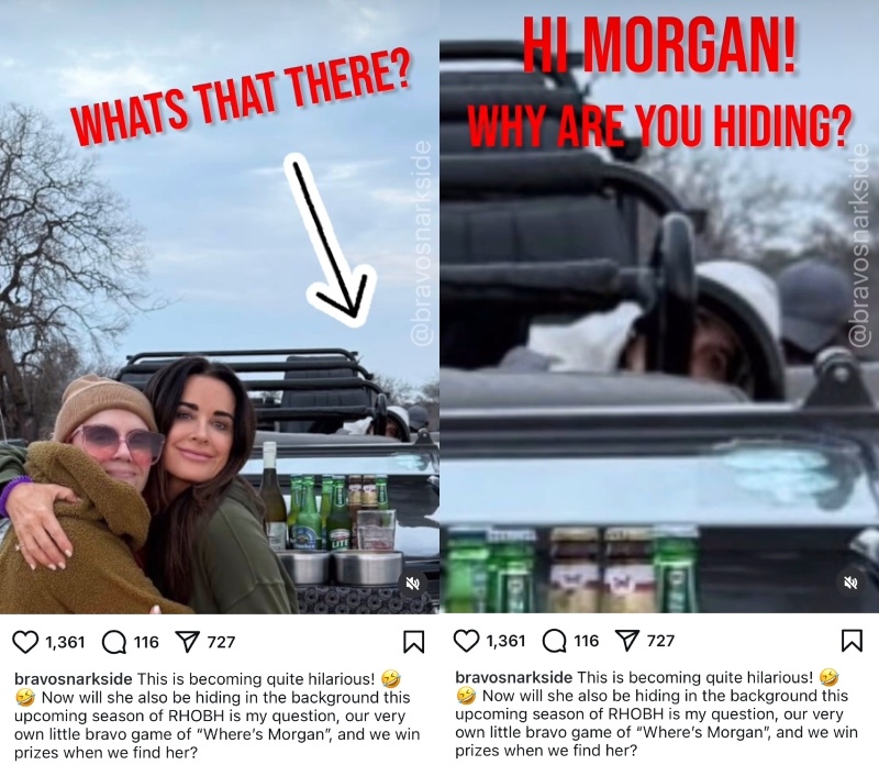 RHOBH Kyle Richards Called Out for Hiding Morgan Wade Amid Safari Trip