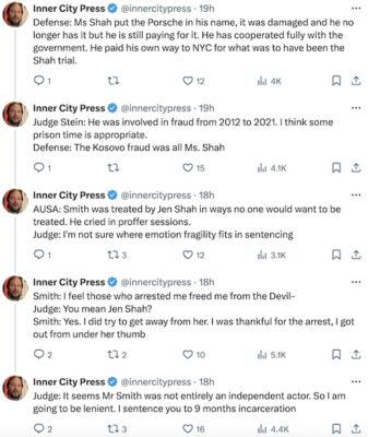 Rhoslc: Jen Shah Prison Sentence Reduced Again, See New Date