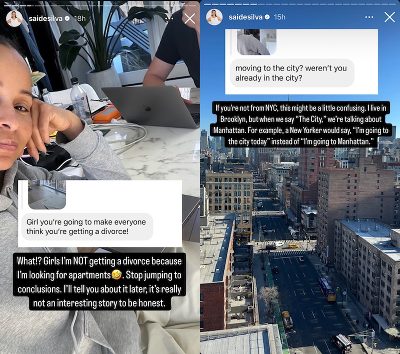 RHONY Sai De Silva Denies Divorce After Apartment Hunting