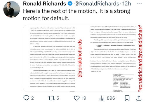 RHOBH Erika Jayne Faces Strong Motion for $300,000 Default Judgment