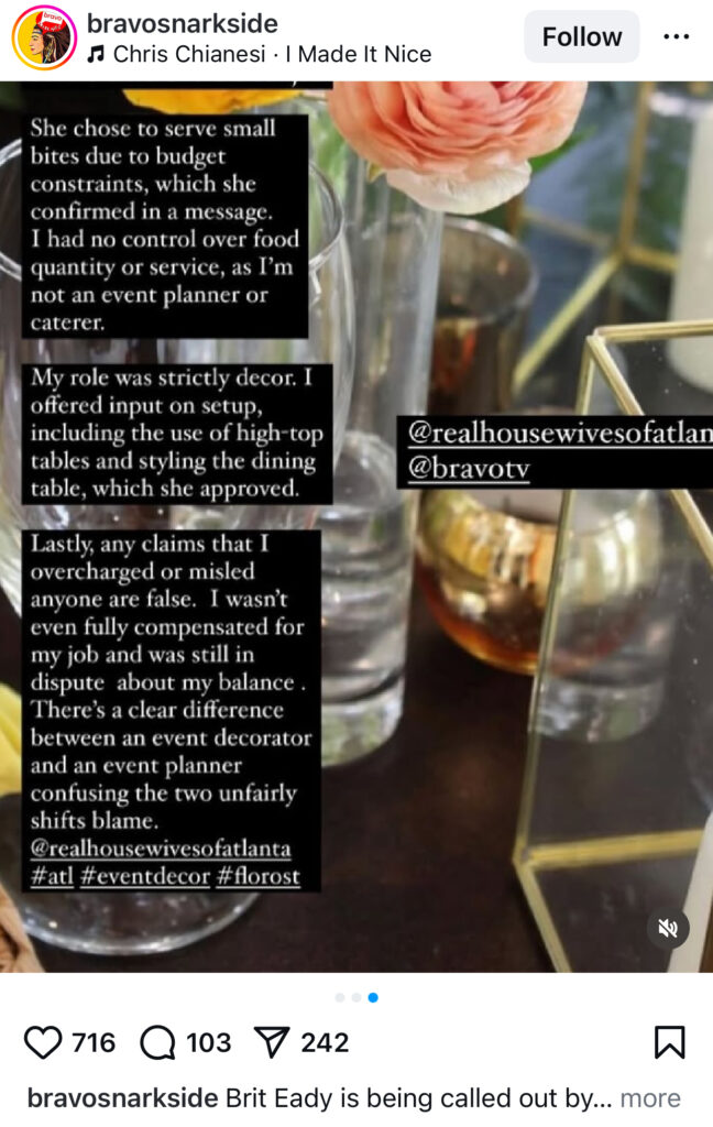 Brit being called out