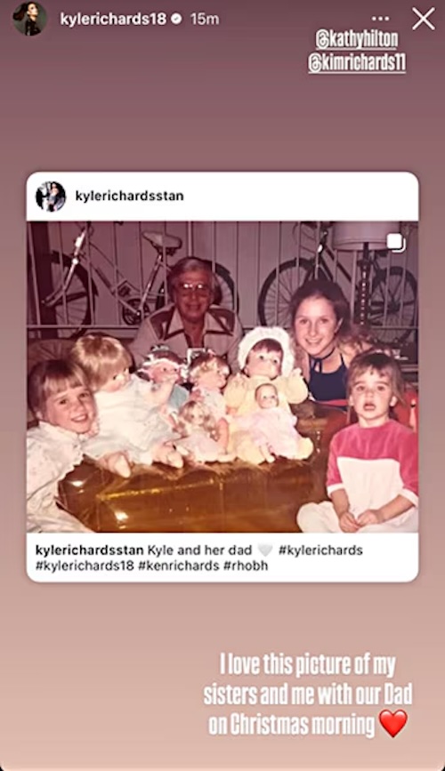 RHOBH Kyle Richards Shares Throwback Photo of Dad Kenneth copy