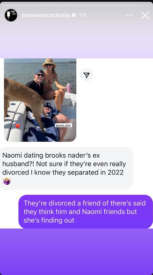 Southern Charm Naomie Olindo Rumored to Be Dating Brooks Nader's Ex-Husband Billy HaireBill