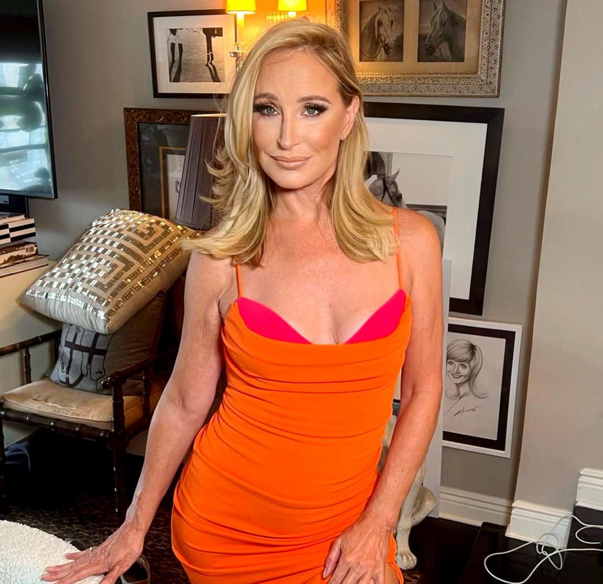 PHOTOS: Sonja Morgan is Taken From Florida Restaurant in Ambulance as Insider Suggests RHONY Alum Was Nearly Arrested, See Footage of the Bizarre Incident