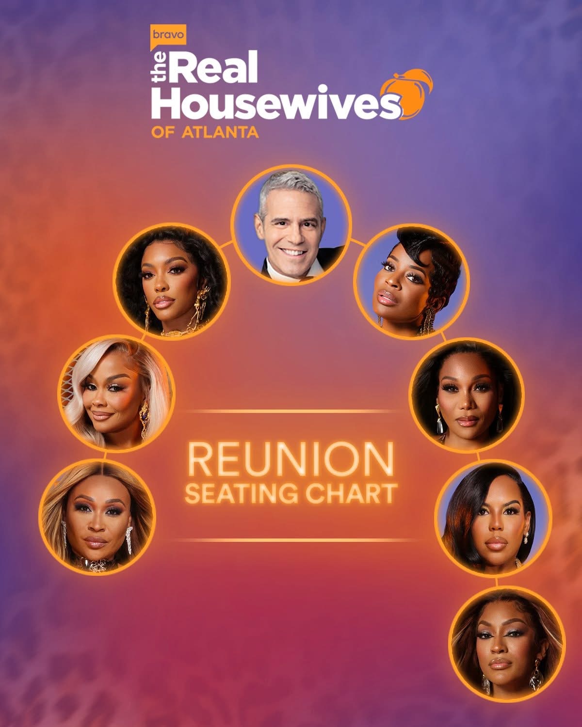 RHOA season 16 seating chart