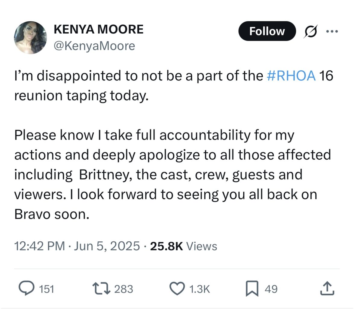 Kenya Moore RHOA season 16
