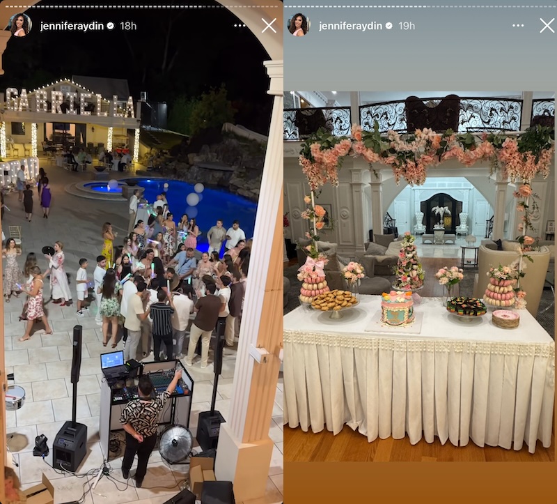 RHONJ Jennifer Aydin Mansion Decorated for Gabriella's Graduation