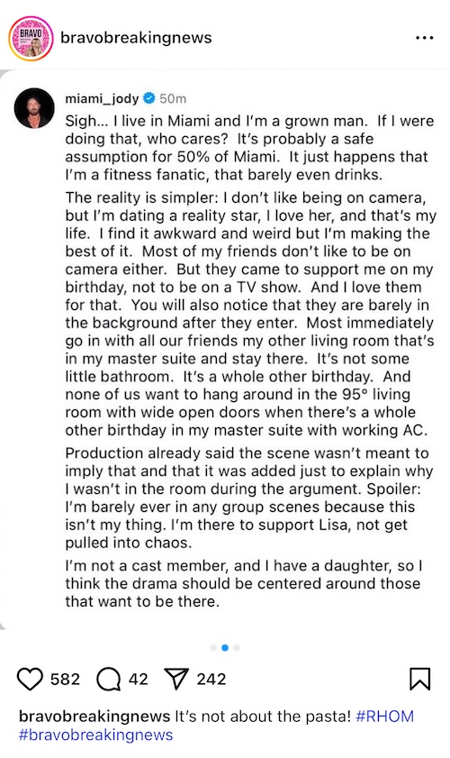 Jody Glidden Speaks Out to Deny Cocaine Claims After Suspicious RHOM Scene