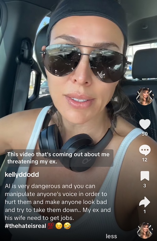 RHOC Kelly Dodd Denies Leaked Video of Her Threatening Ex Michael