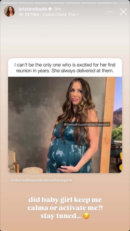 Kristen Doute Hints She May Have Been Activated by Pregnancy at The Valley Reunion