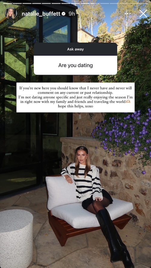 Natalie Buffett Denies She's Dating Anyone Specific Amid Craig Conover Rumors