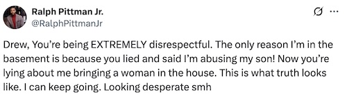 RHOA Ralph Pittman Calls out Drew Sidora on X Over Claims of Abuse