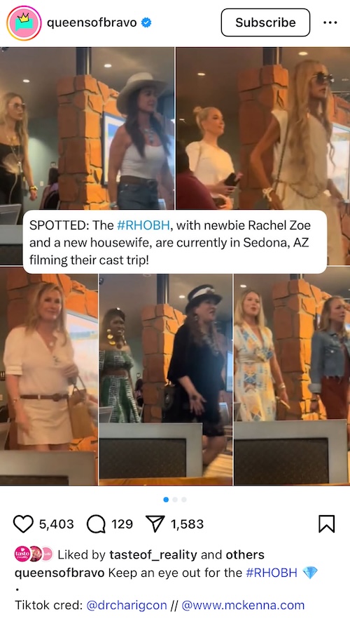 Amanda Frances Spotted Filming RHOBH Season 15