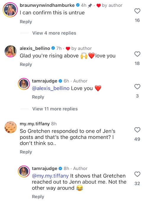 RHOC Braunwyn Windham Burke and Alexis Bellino react to Jennifer Pedranti Feud With Tamra Judge
