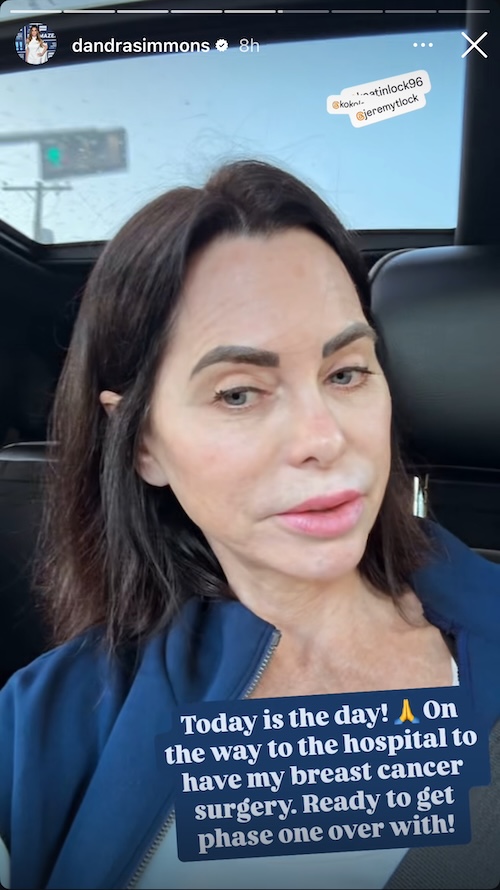 RHOD D'Andra Simmons Prepares for Breast Cancer Surgery