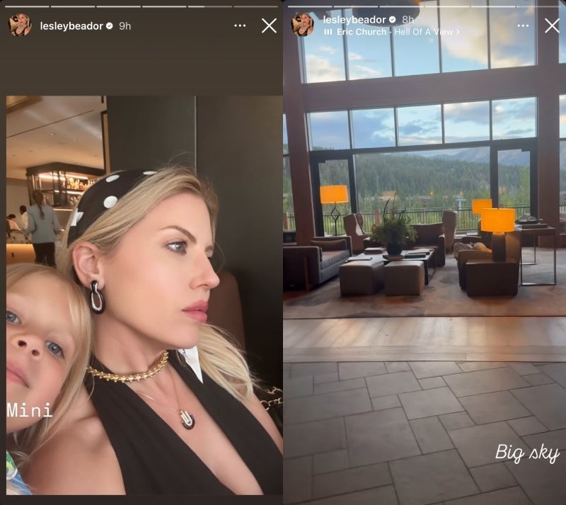 RHOC David and Lesley Beador Spotted Together in Montana After Restraining Order Filing