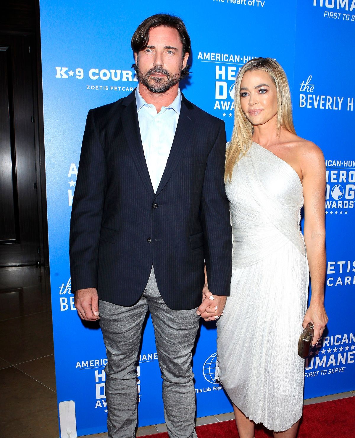 RHOBH's Denise Richards' Attorney Claims Aaron "Put Down" One of Her Dogs Without Her Knowledge or Permission, Denies She Violated Restraining Order as Aaron Speaks Out