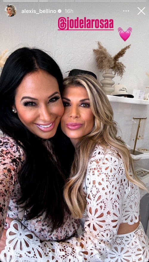 RHOC Alexis Bellino With Jo De La Rosa at Her Bridal Shower