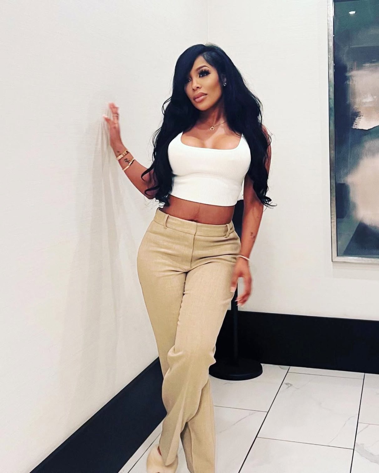 Photo: Singer and Reality Star K. Michelle Allegedly Seen Filming for RHOA Season 17