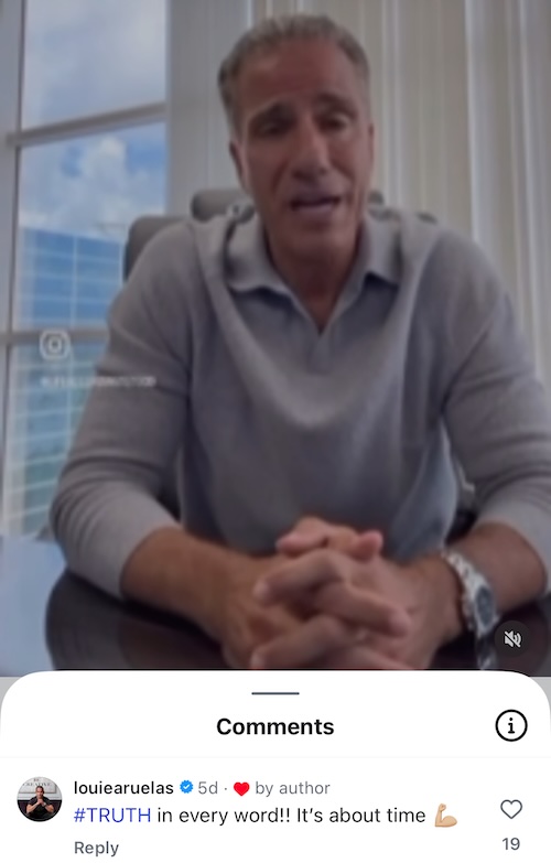 RHONJ Luis Ruelas Reacts to Todd Nepola Ranting Against RHOM Producers