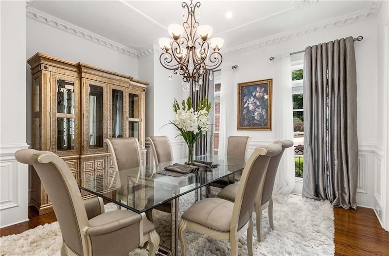 RHOA Porsha Williams Home Dining Room