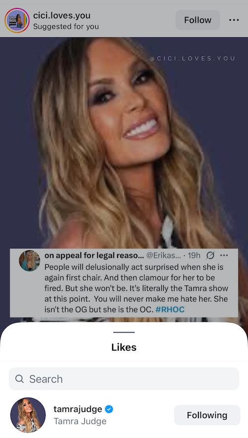 Tamra Judge Thinks RHOC is Her Show
