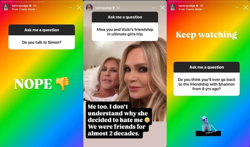 RHOC Tamra Judge on Simon Barney, Vicki Gunvalson, and Shannon Beador