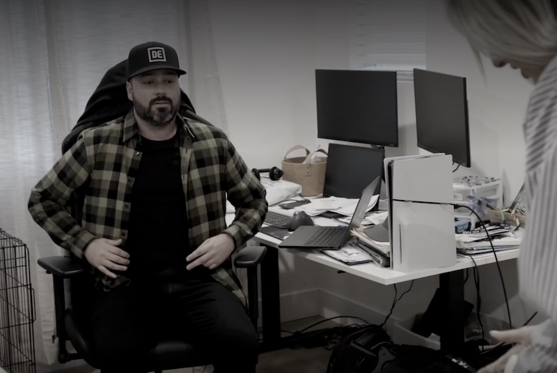 RHOC Travis Mullen Working at New House