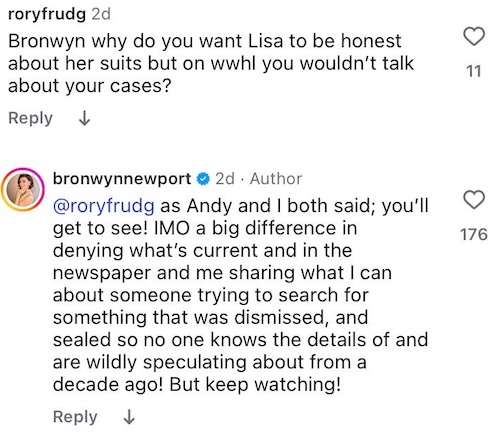 RHOSLC Bronwyn Newport on alleged past criminal cases copy