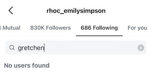 Emily Simpson Unfollows Gretchen Rossi on Instagram