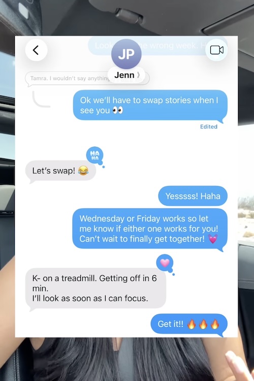Jo De La Rosa Leaks Texts From Jennifer Pedranti