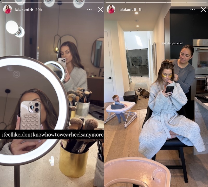 Lala Kent Seemingly Prepares to Film The Valley With Glam Team