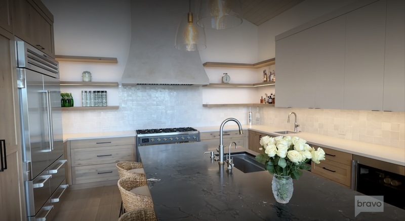 RHOSLC Meredith Marks Kitchen Island in Park City House